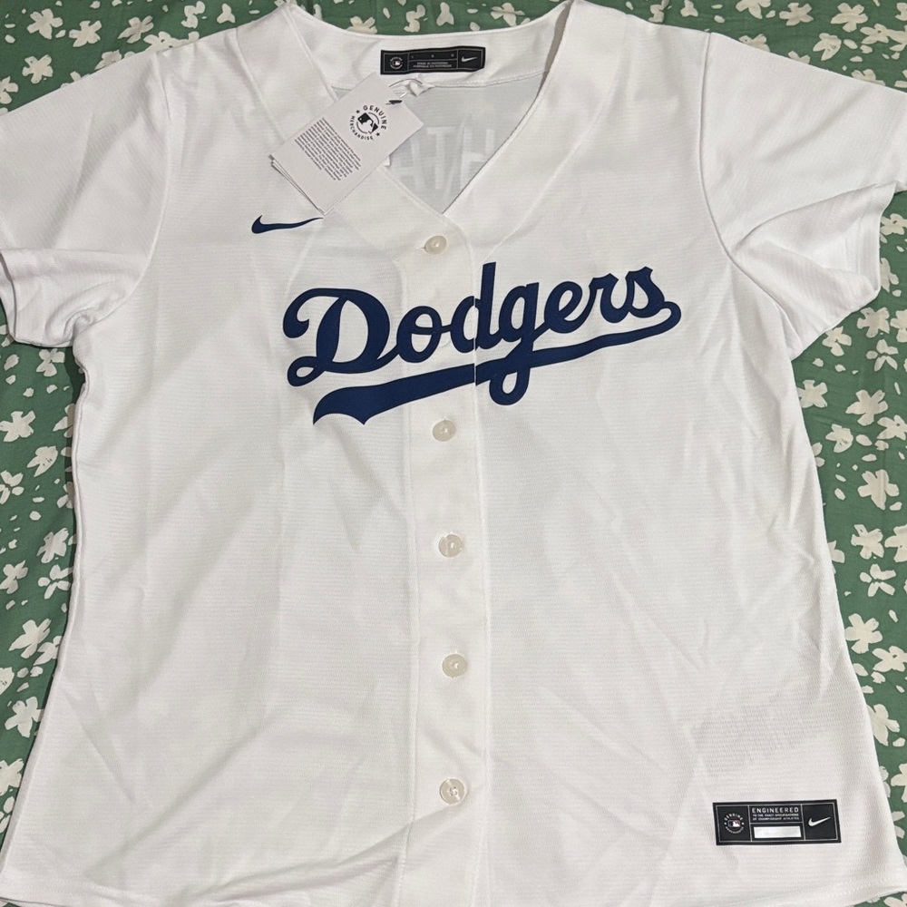 Nike White Dodgers Baseball Jersey